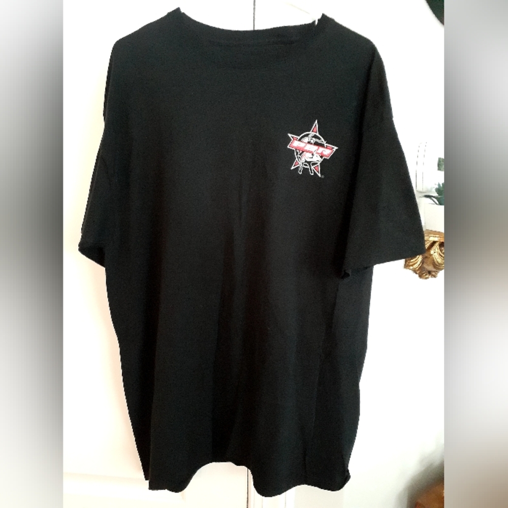 Men's PBR Professional Bull Riders T-Shirt Size XXL Black